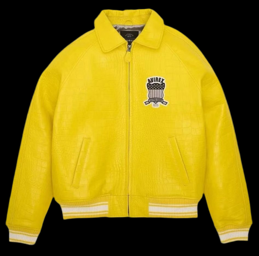 AVIREX icon jacket exclusive crocodile effet