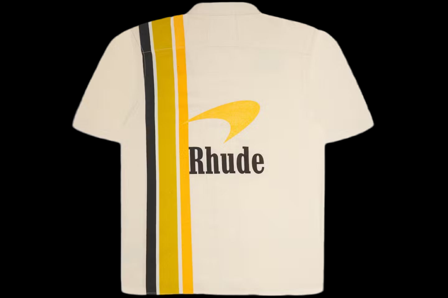 Rhude x McLaren Pit Crew Shirt Creme/Black