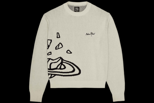 Broken Planet Pull en tricot Broken Planet Bone Blanc