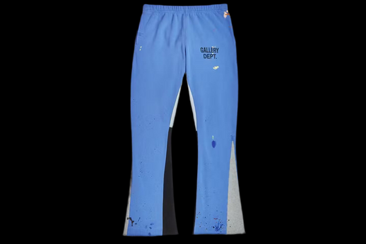 Service des galeries... Pantalon évasé Baby Bleu