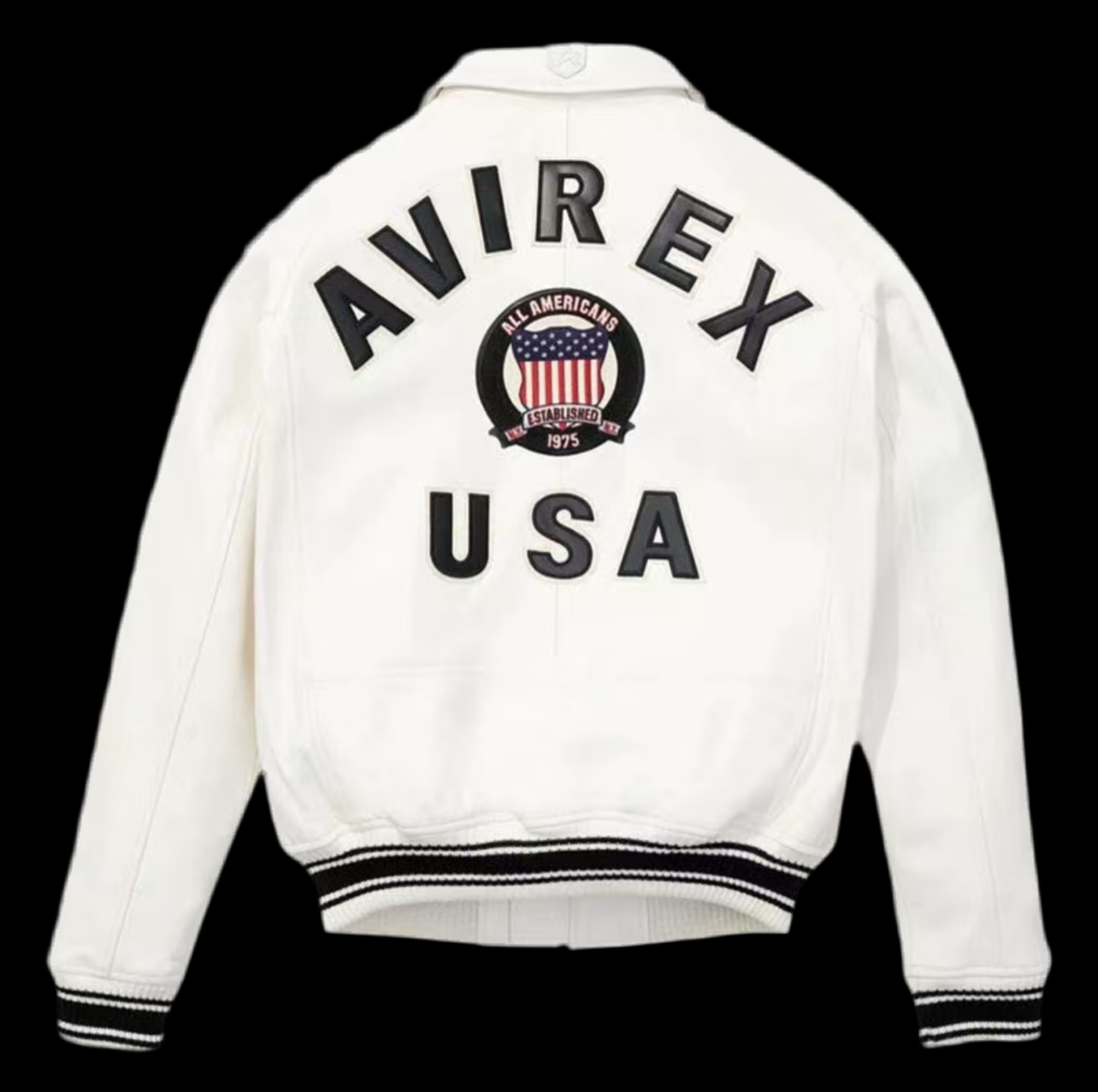 AVIREX icon jacket white