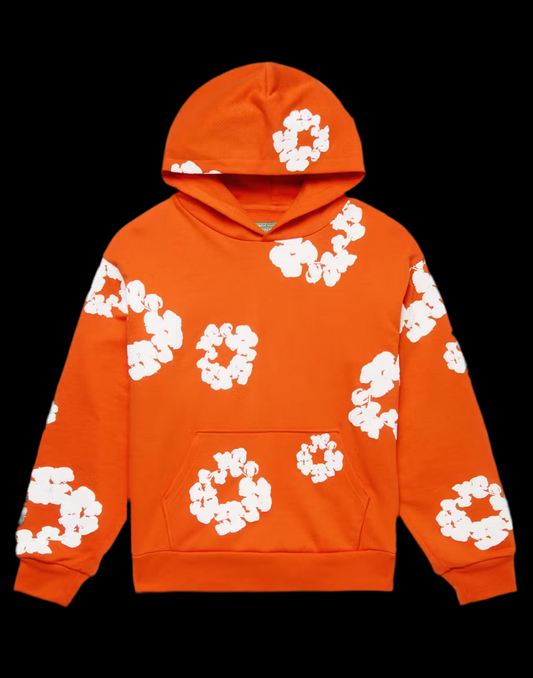 Denim Tears orange hoodie