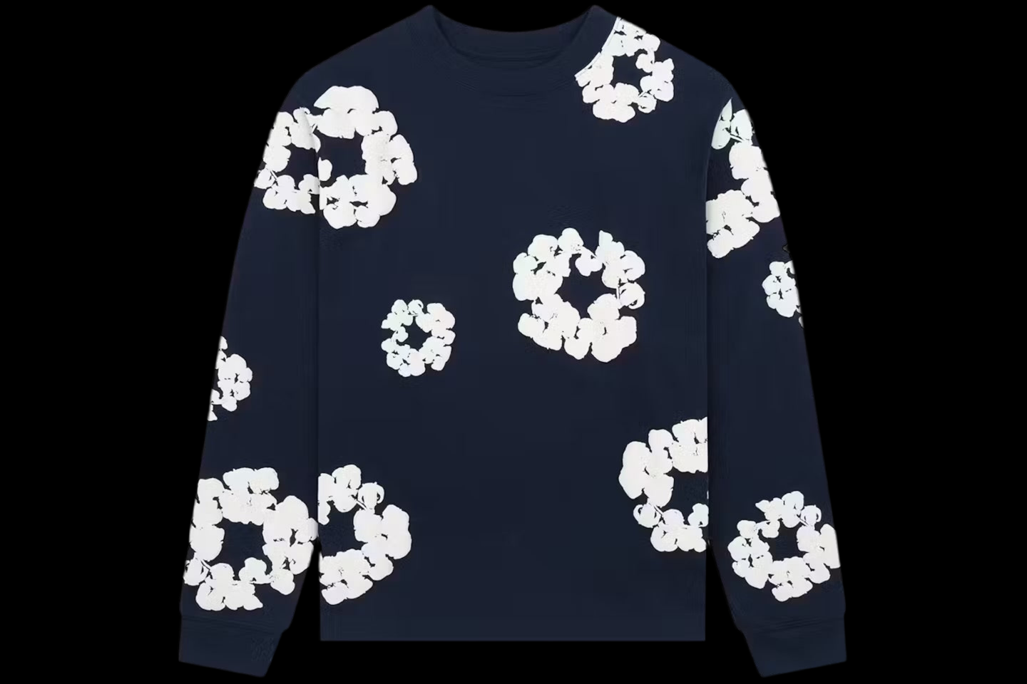 Denim Tears navy blue long sleeve t-shirt