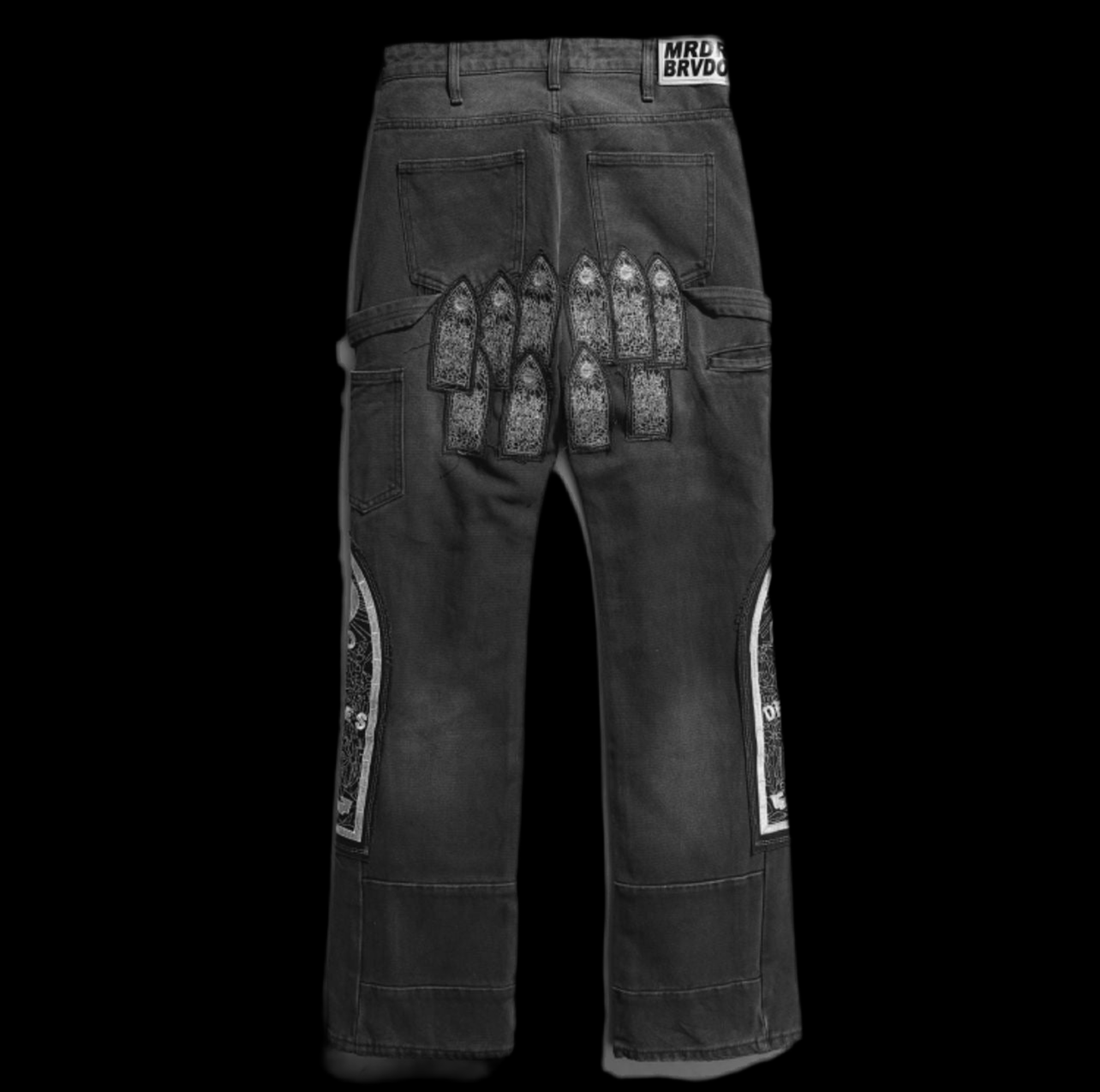 Who Decides War Patched Arch Embroidered Pant 'Coal'