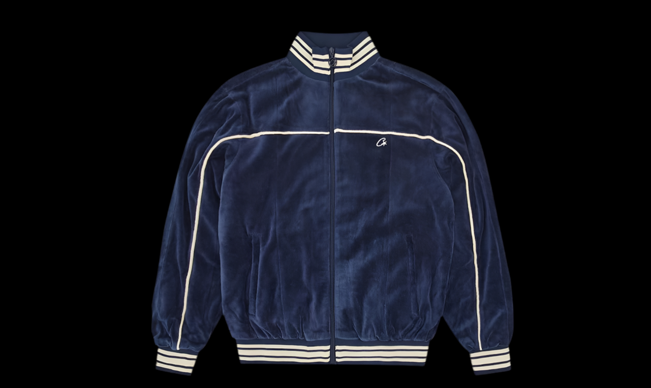 CRTZ blue velour sweat