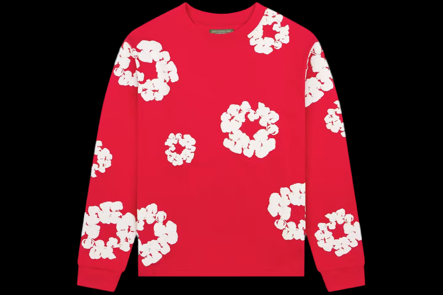 Denim Tears red long sleeve t-shirt