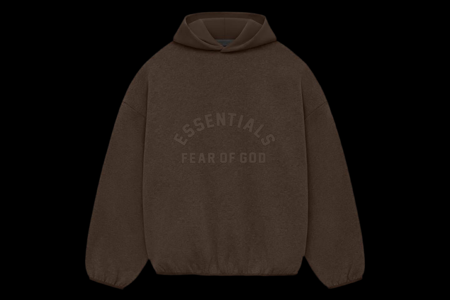 FOG SS brown arch hoodie