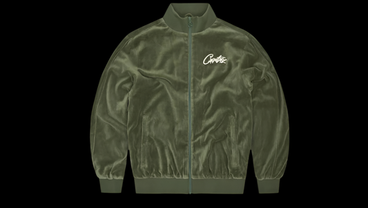 CRTZ Green velour sweat