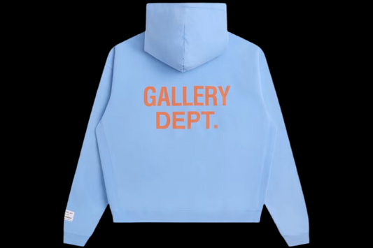 Gallery Dept... 90's GD Logo Hoodie Baby Bleu