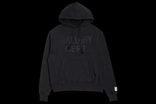 Sweat à capuche zippé Gallery Dept. Sweat à capuche Center Logo Noir