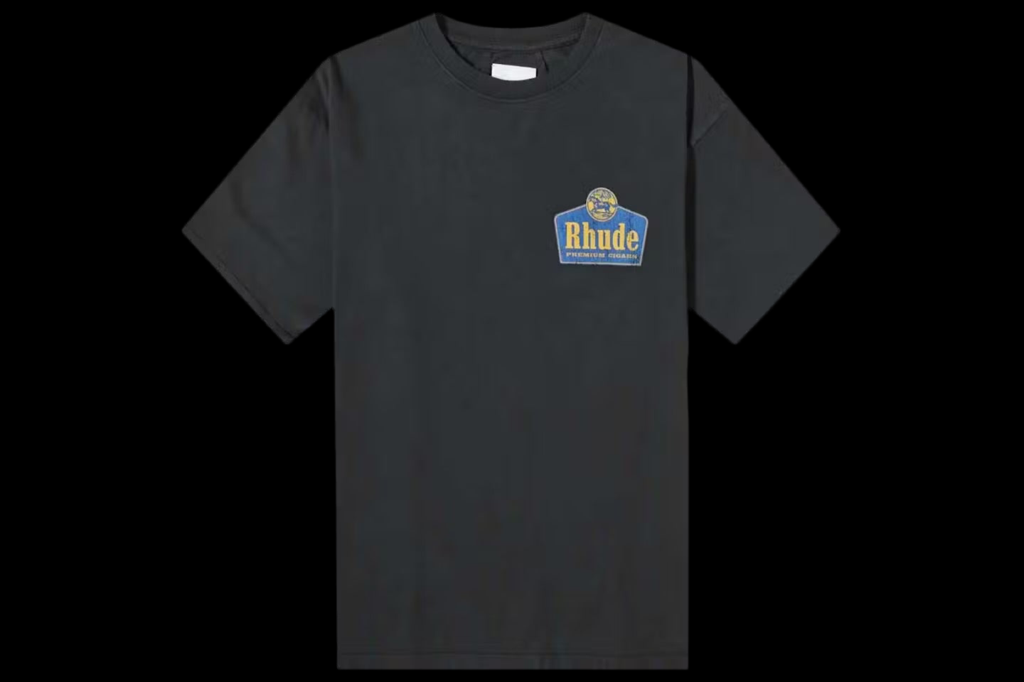T-shirt Rhude Grand Cru Vintage Noir