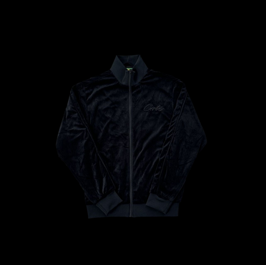 CRTZ black velour sweat