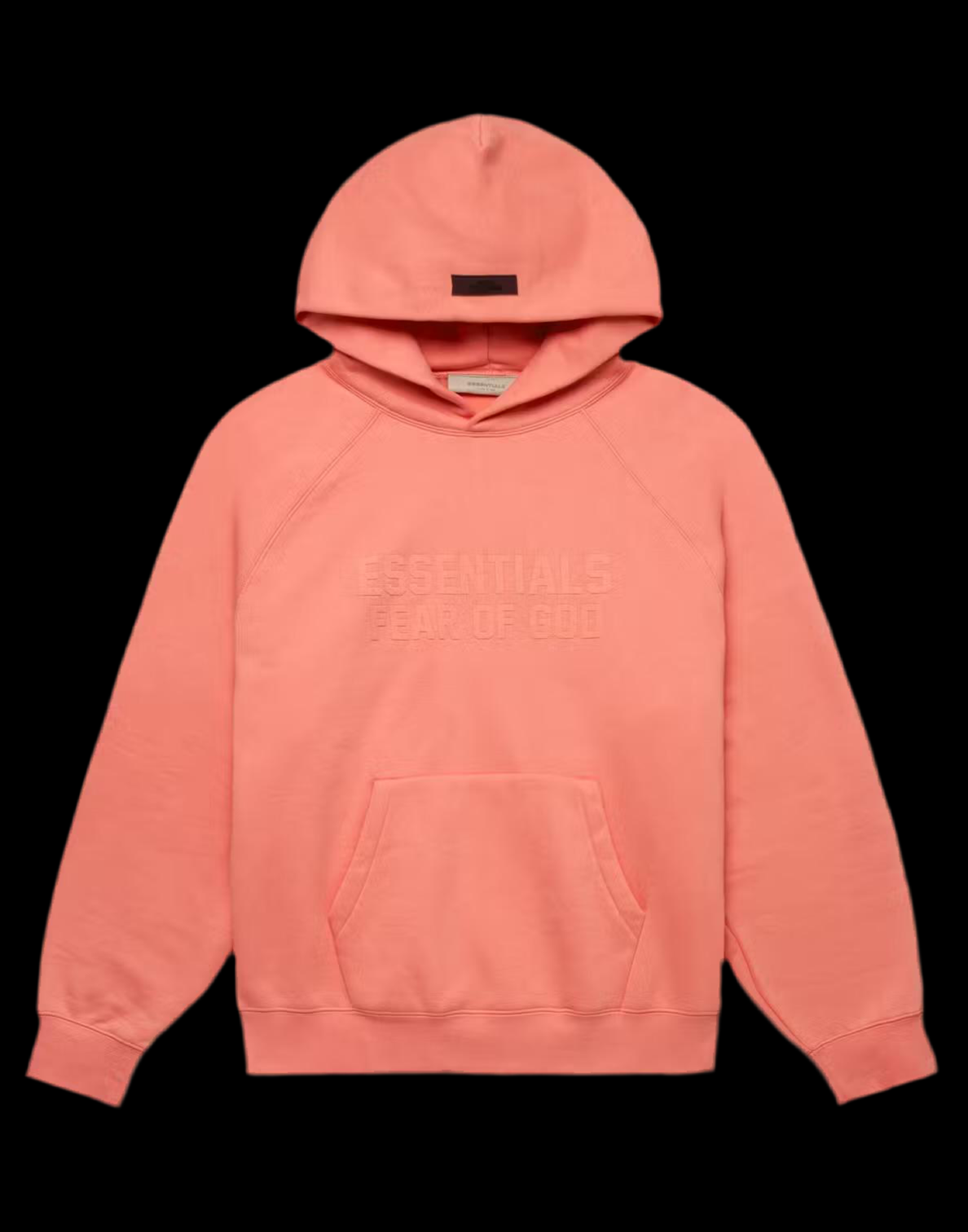 FOG SS coral hoodie