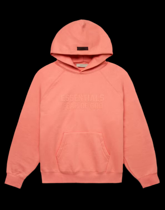 FOG SS coral hoodie
