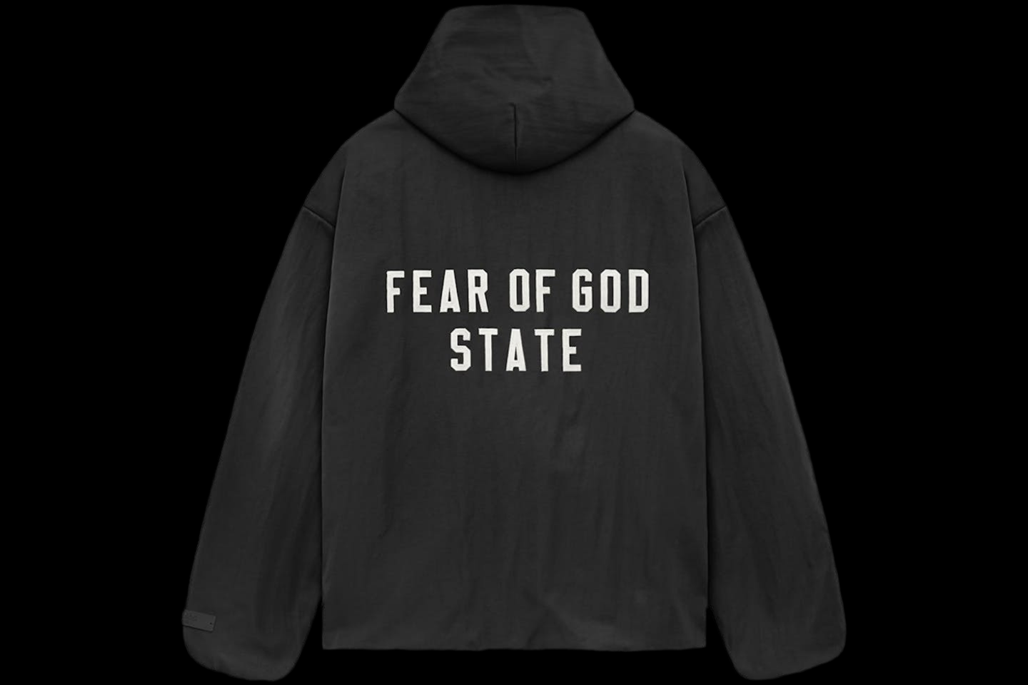 FOG SS black hooded jacket