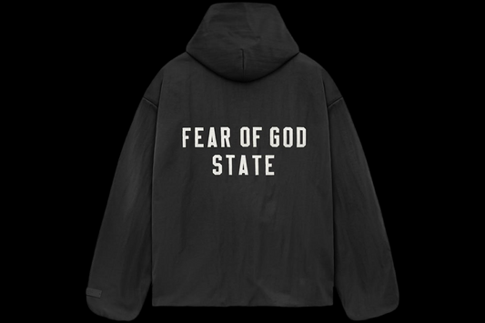 FOG SS black hooded jacket