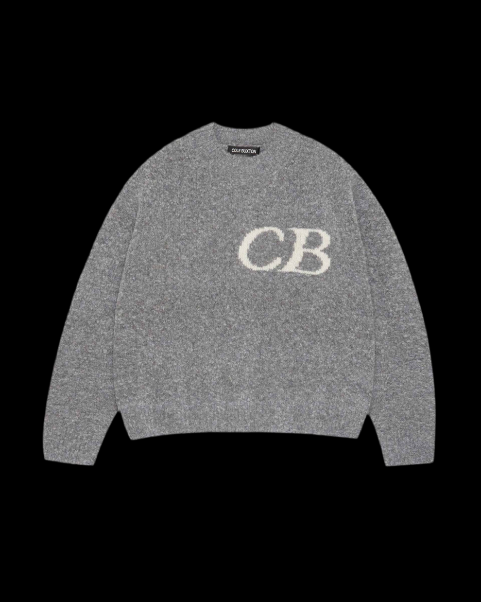 Cole Buxton CB Logo Knit Grey