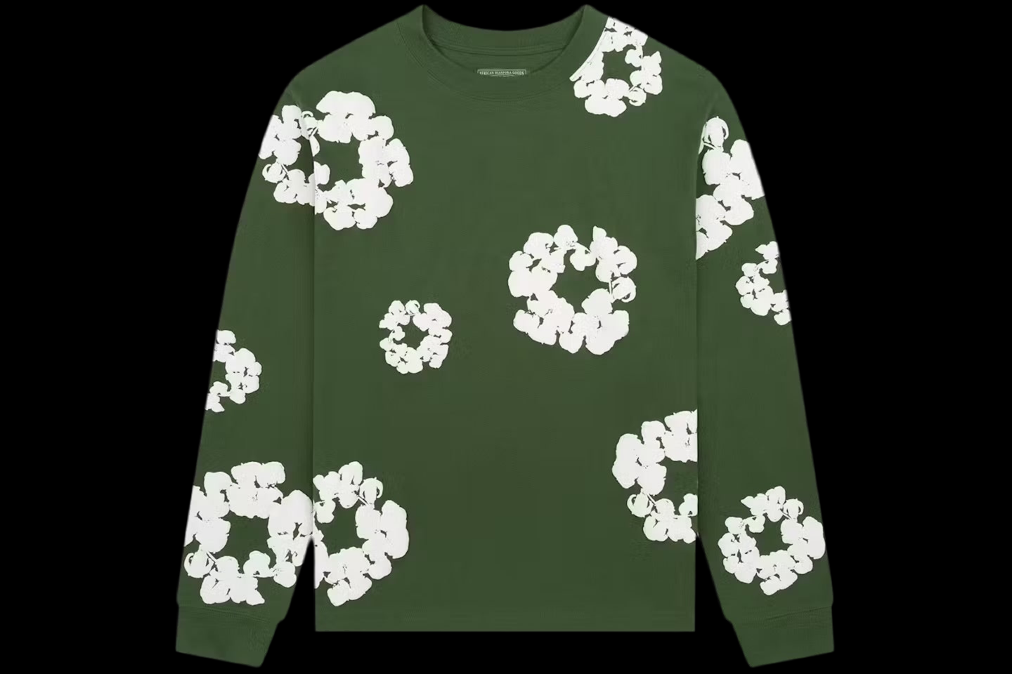 Denim Tears green long sleeve t-shirt