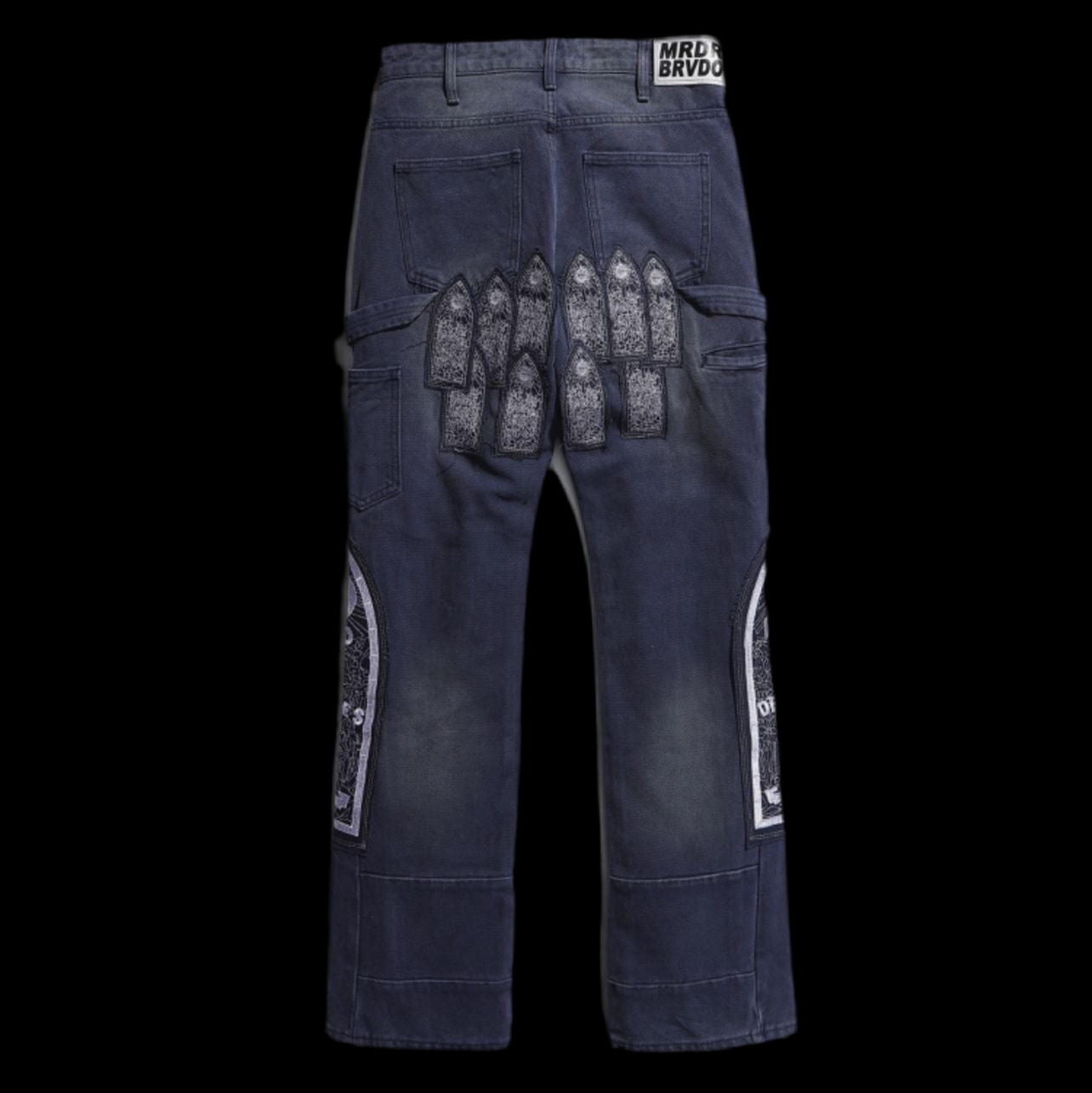 Who Decides War Patched Arch Embroidered Pant 'Coal'