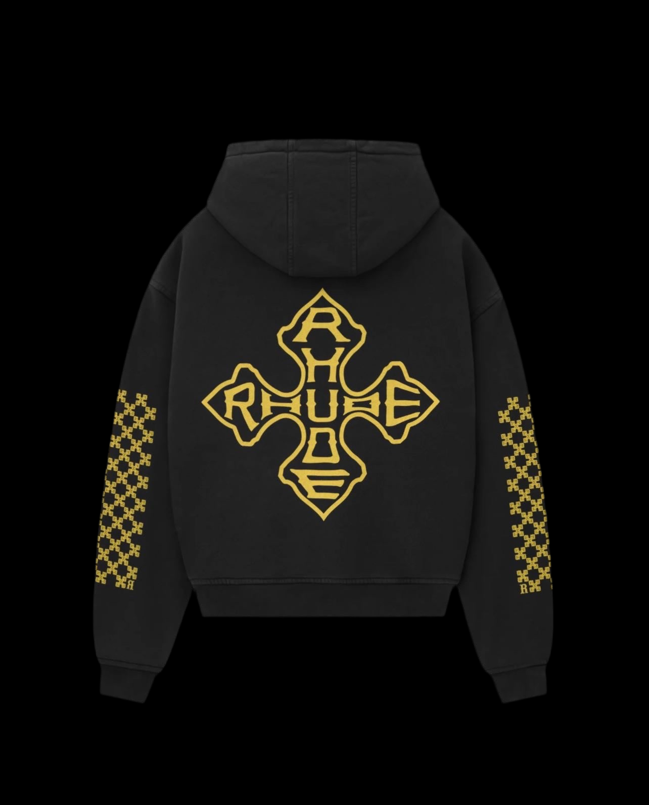 Rhude black hoodie