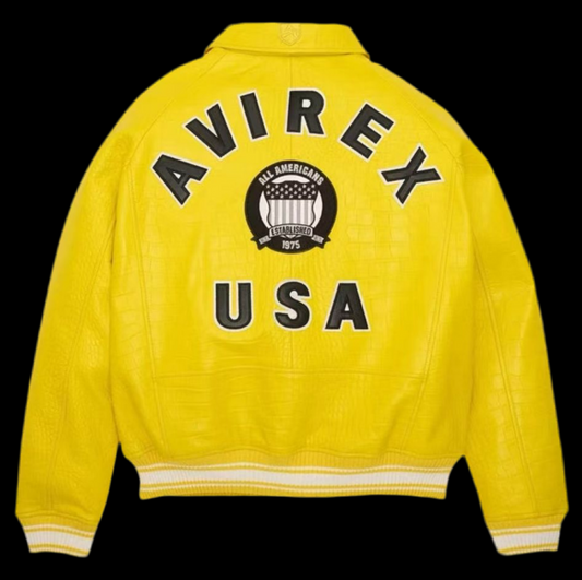 AVIREX icon jacket exclusive crocodile effet