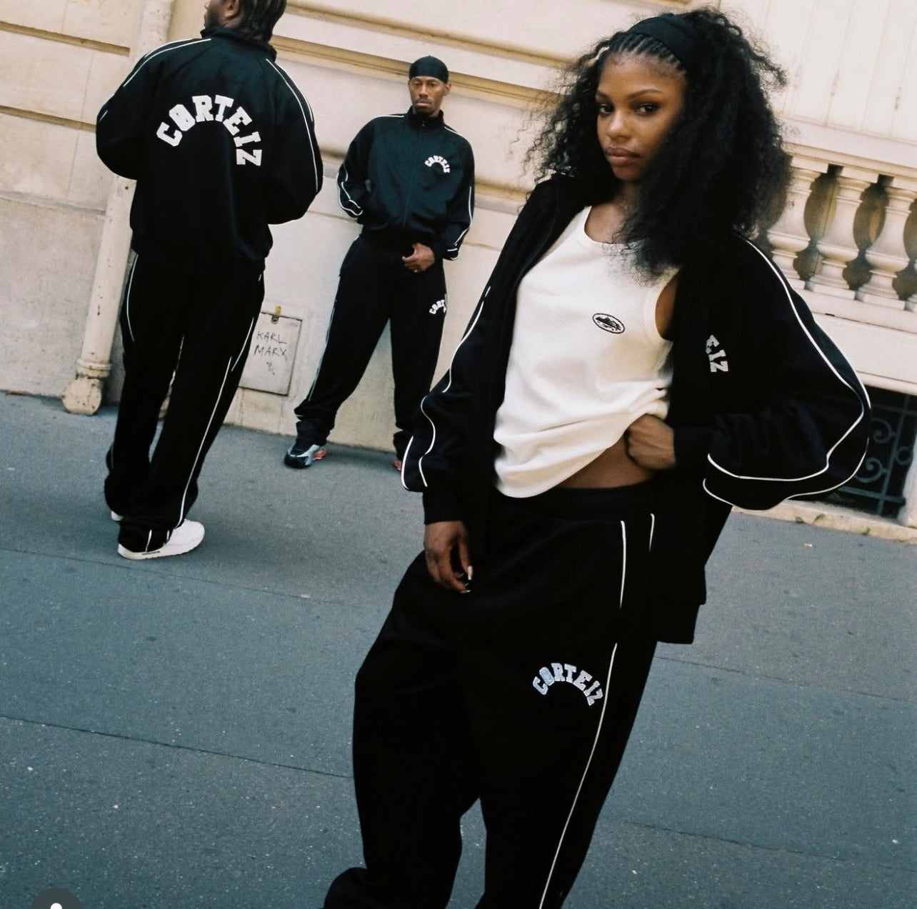 Crtz crest arch track set black