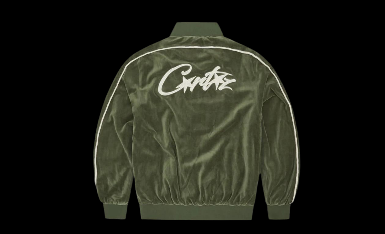 CRTZ Green velour sweat