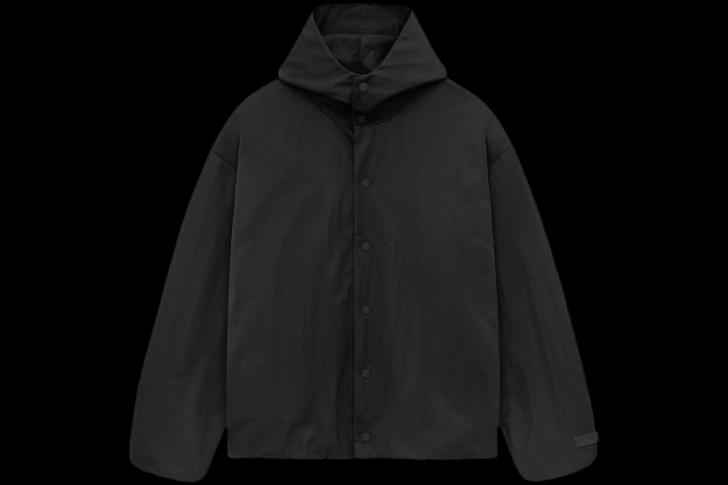 FOG SS black hooded jacket