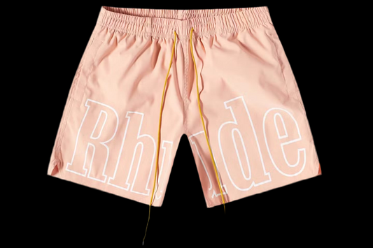 Maillot de bain Rhude Logo Rose Saumon