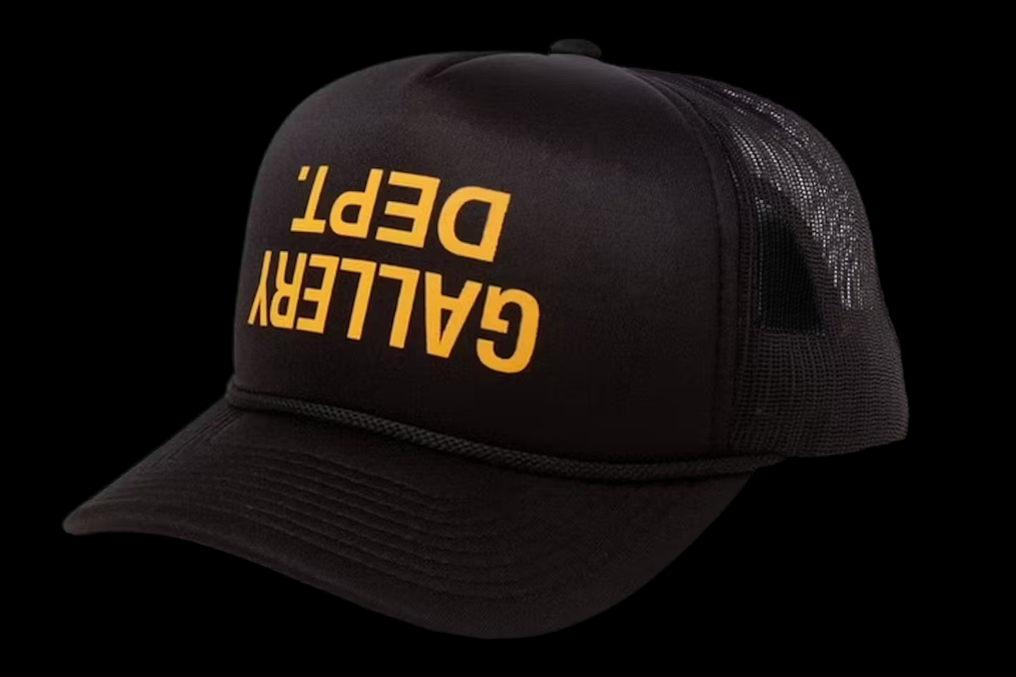 Casquette trucker Gallery Dept. Fucked Up noir