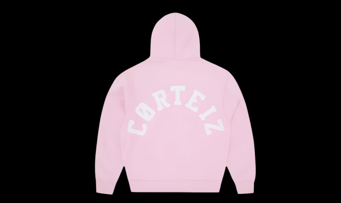 CRTZ pink zip hoodie