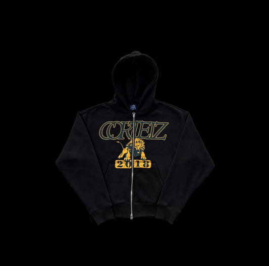 Tracksuit CRTZ lion varsity open hem zip set