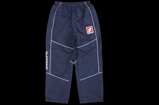 Pantalon de survêtement à passepoils réfléchissants Bleu marine