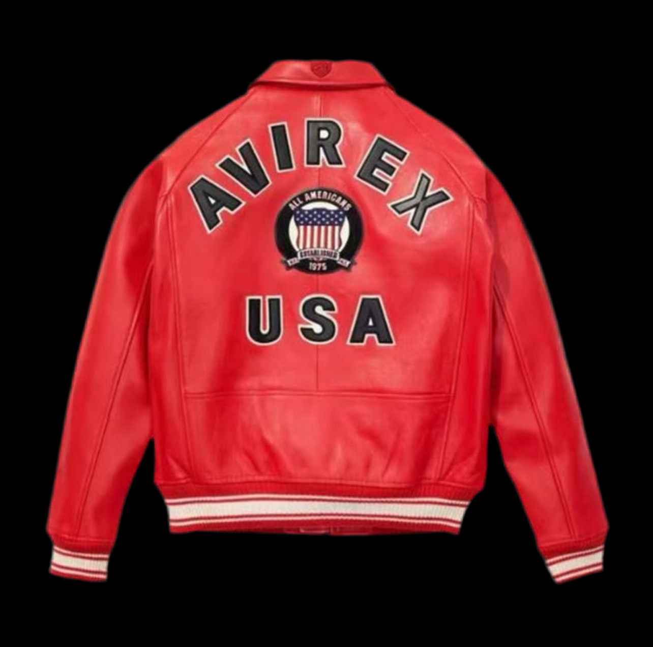 AVIREX icon jacket red