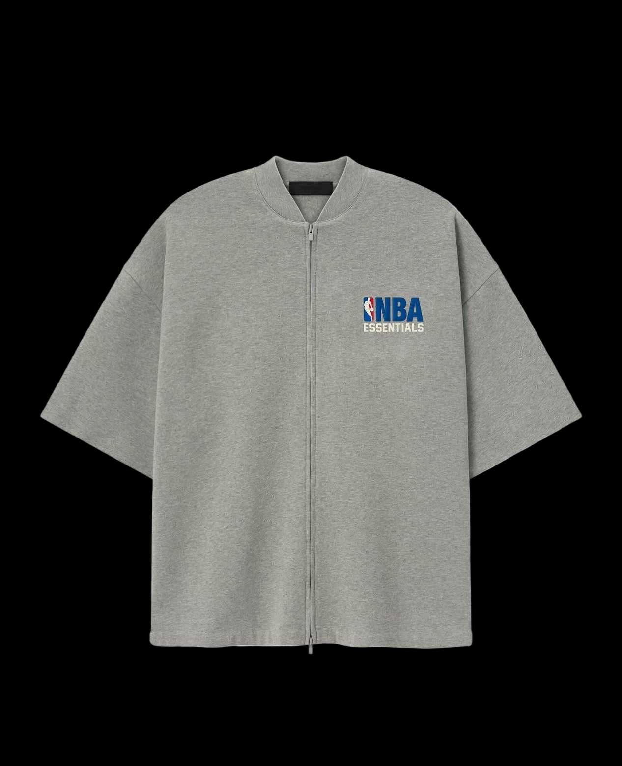 FOG SS x NBA logo zipped t-shirt